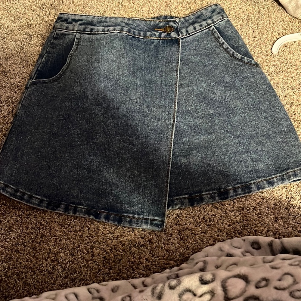 SHEIN Jean Skirt NEVER WORN